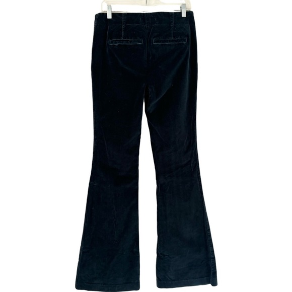 Free People Walk With You Velvet Flare Pants in Emerald Green Size 28 - Picture 10 of 12